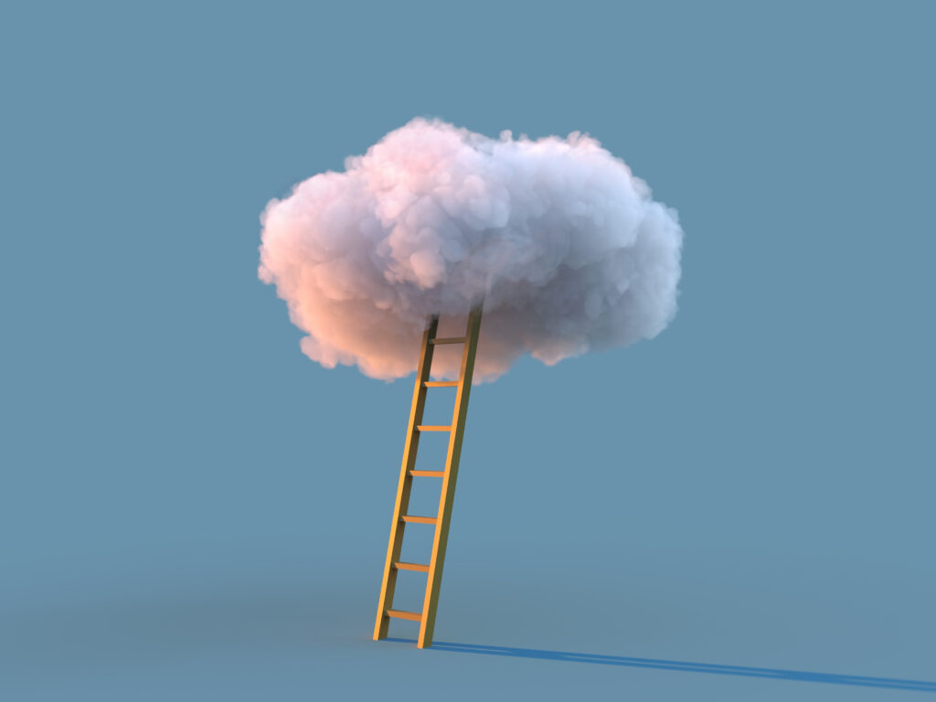 ladder to white cloud_Megaport blog
